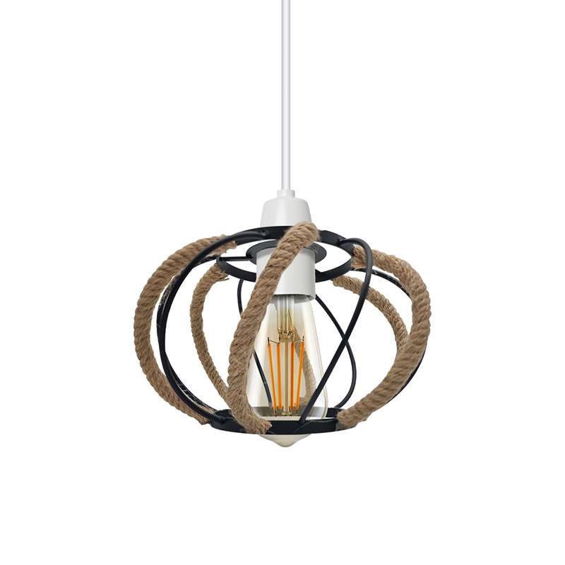 hemp metal lampshade with bulb.JPG