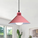 Moderne industriële kegelvormige hanglamp E27 verstelbare hanglamp ~1001