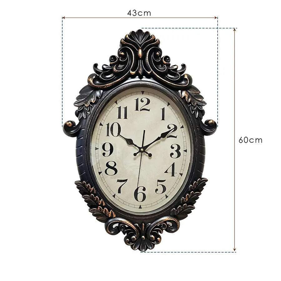 Oval Shape Wall clock