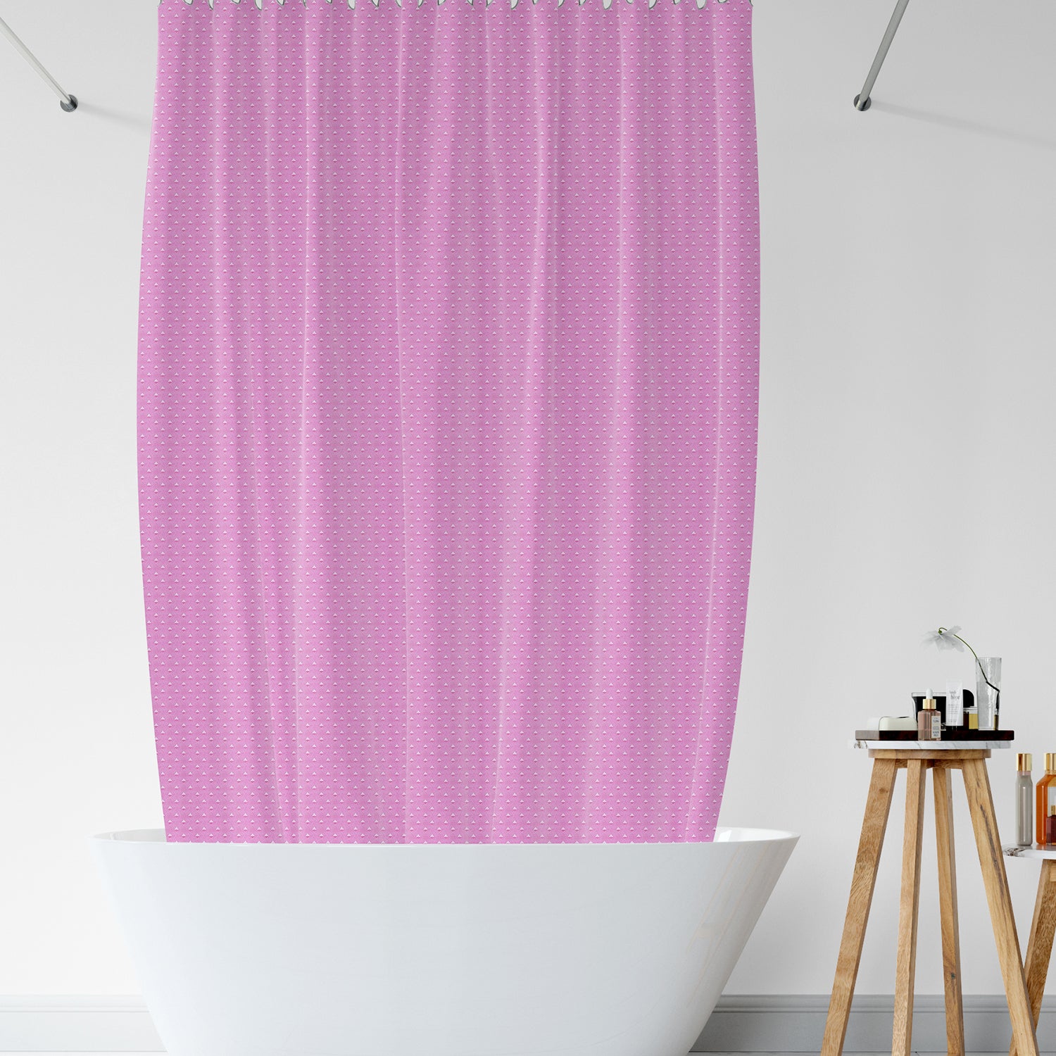 Solid Color Shower Curtain