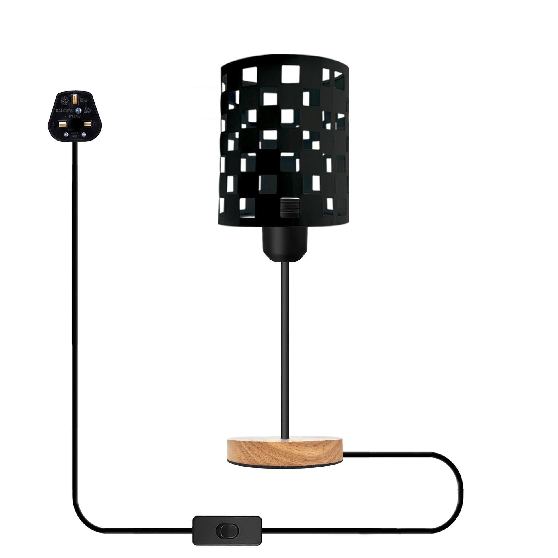 on/off switch table lamp light plug in