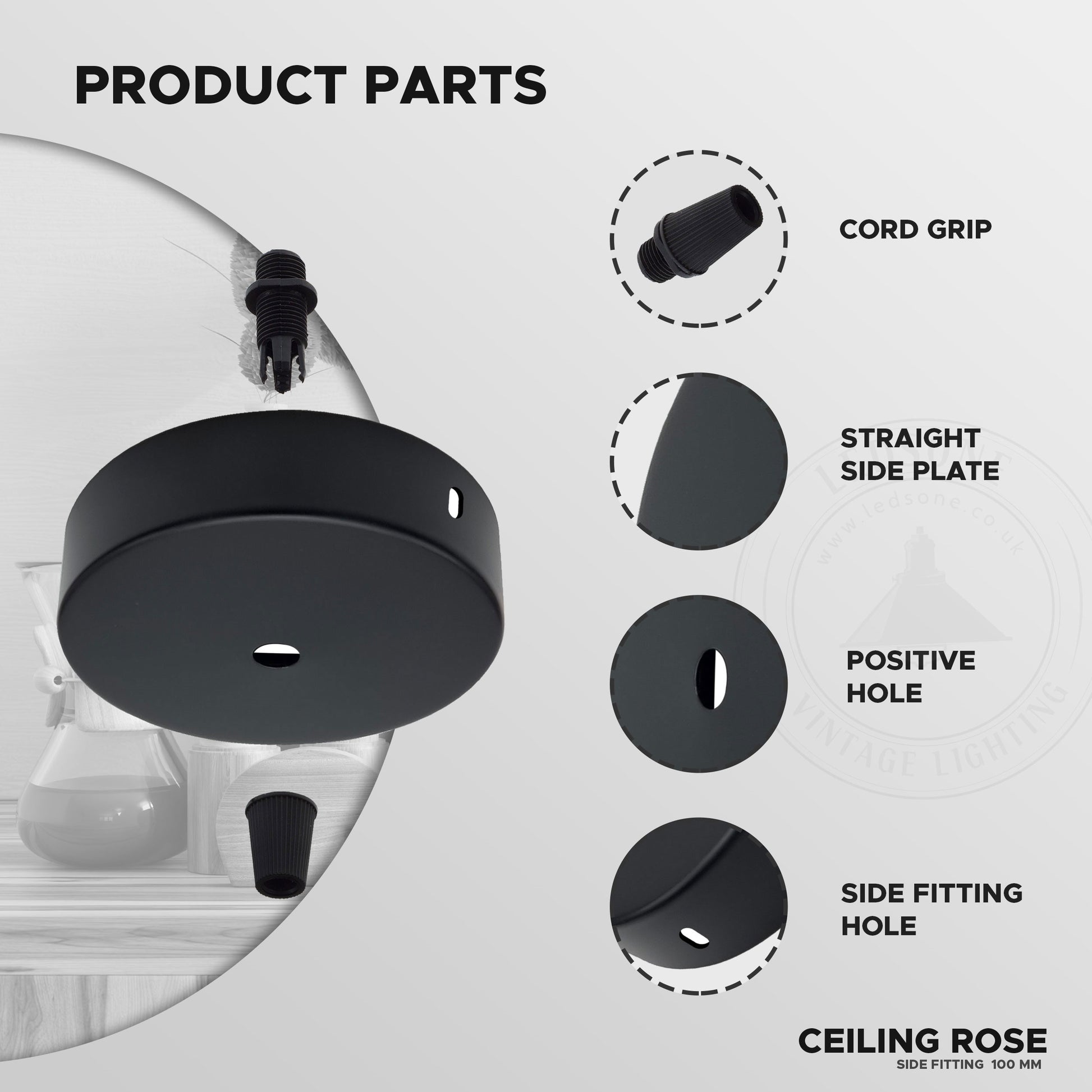 Antique Brass Ceiling Rose