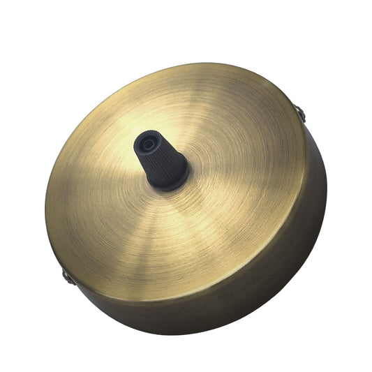 Groene messing vintage plafondrozet industriële hanglamp~3093