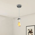 E27 Chromen Plafondrozet Flex en Hanglampfitting~2379