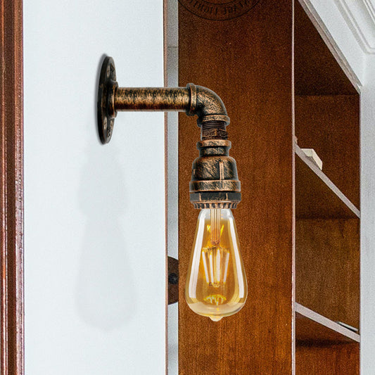 Retro industriële buisverlichting, waterleiding wandlamp, steampunk ~1504
