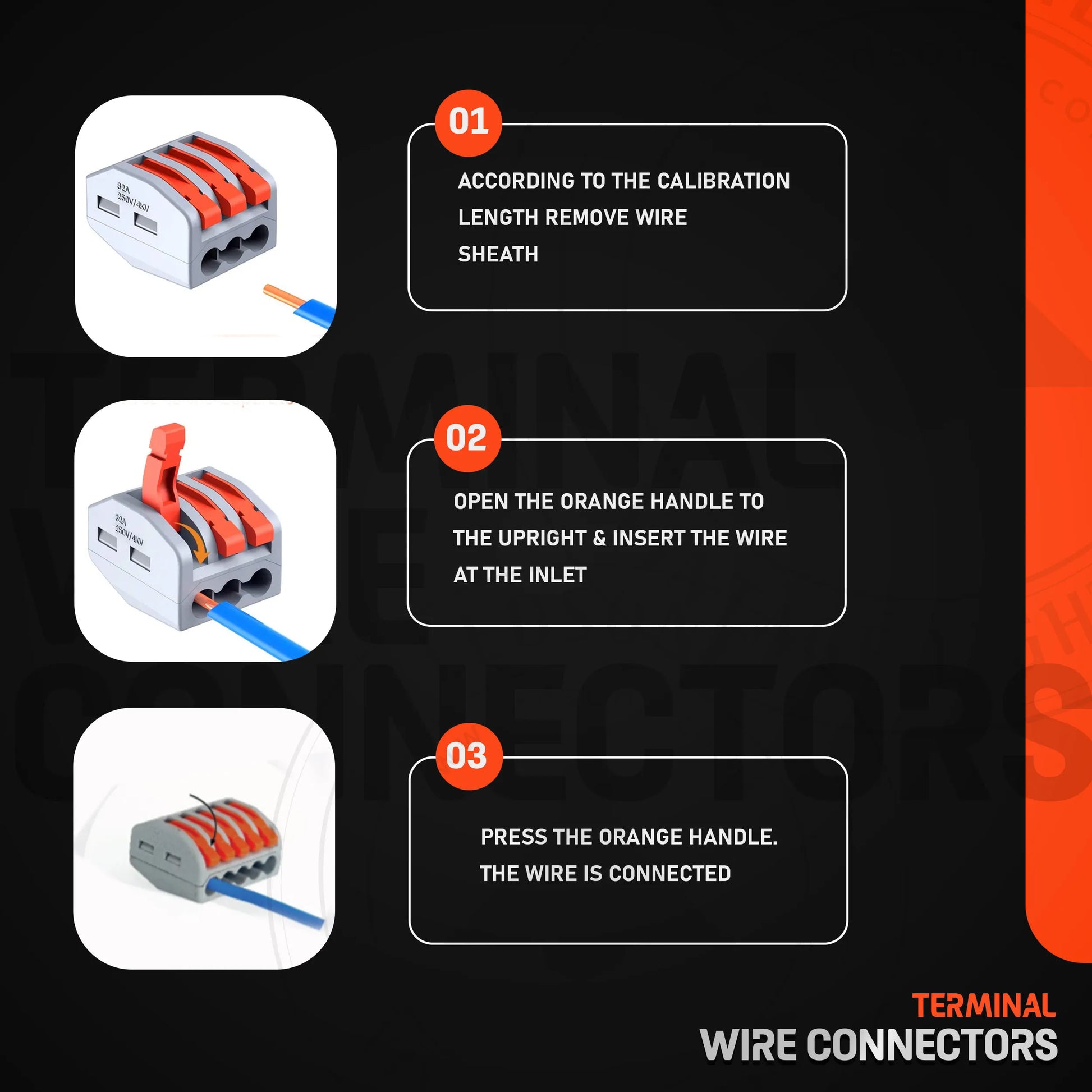 3 Way Cable Connector