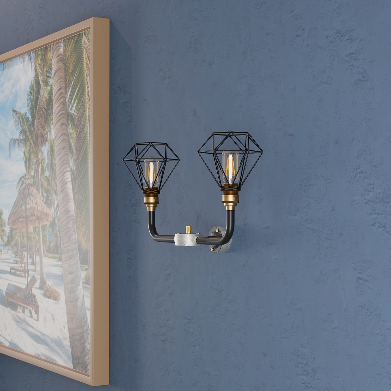 conduit pipe wall lamp