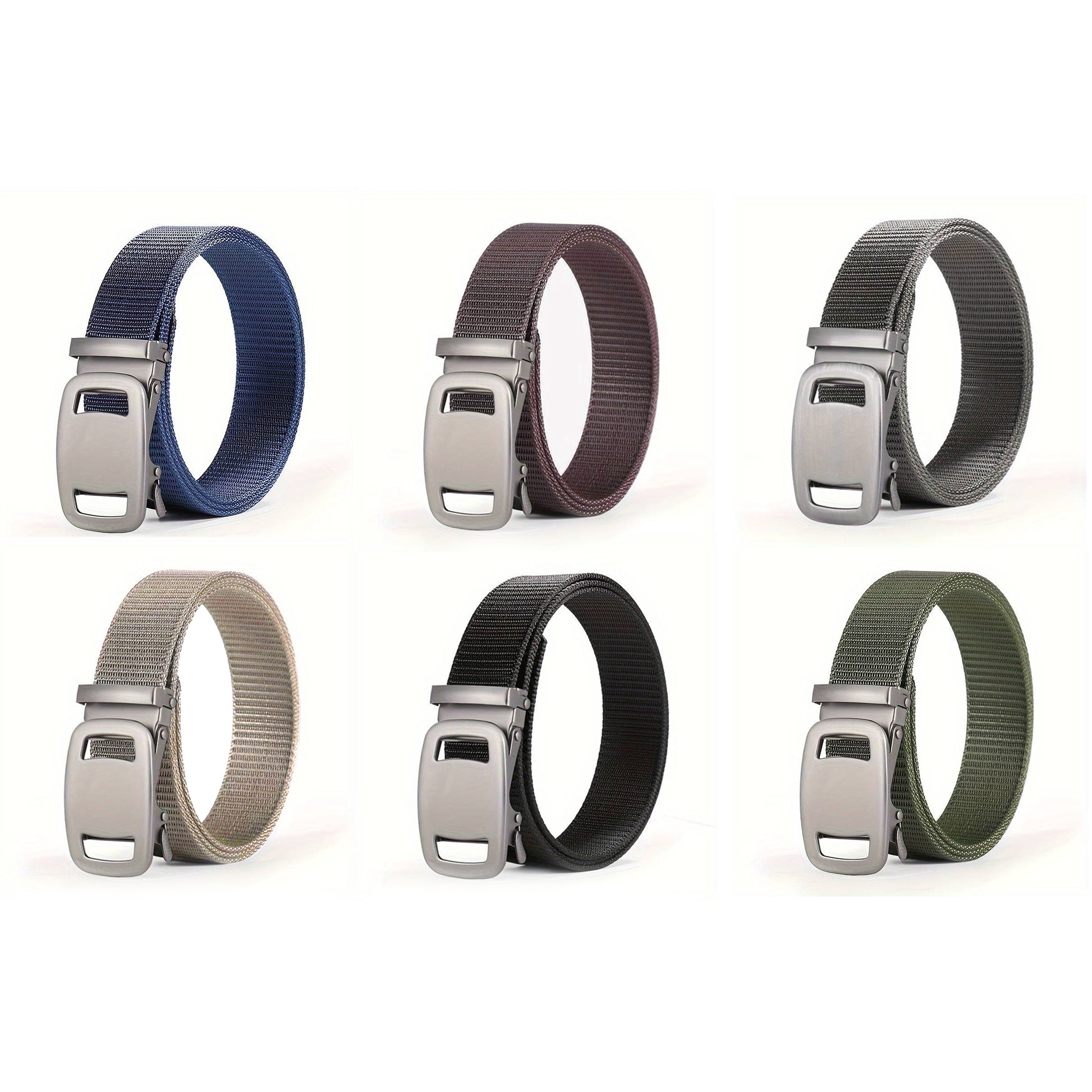 Lock Buckle Non-Metal Military Nylon Canvas Belt