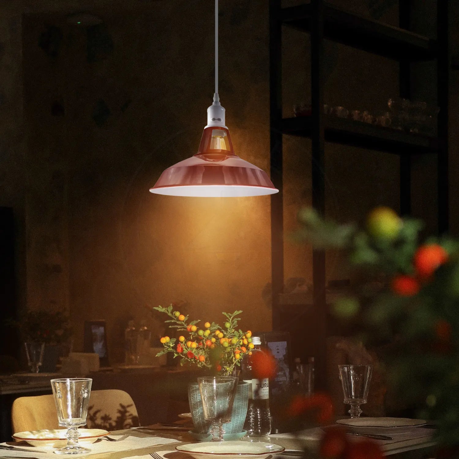 ceiling-mounted bar pendant light