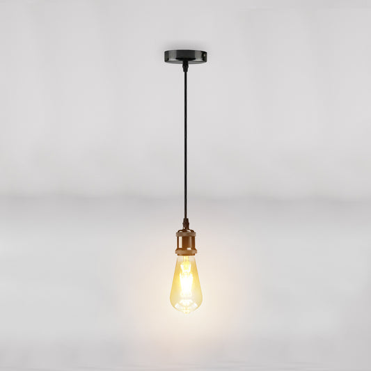 3-aderige vintage plafondlampfitting ~1716