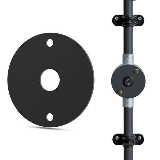 Buisdeksel 14 mm middengat schakelaar fitting afdekkingen voor aansluitdozen -5563