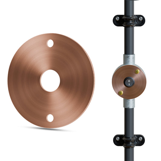 Buisdeksel 14 mm middengat schakelaar fitting afdekkingen voor aansluitdozen -5563
