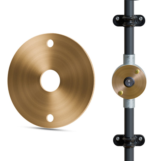 Buisdeksel 14 mm middengat schakelaar fitting afdekkingen voor aansluitdozen -5563