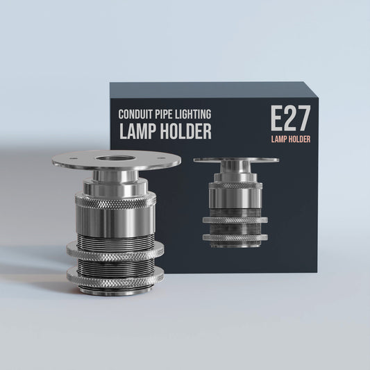 E27 ES-lamphouder met schroefdraad en 20 mm buisfitting - 5585