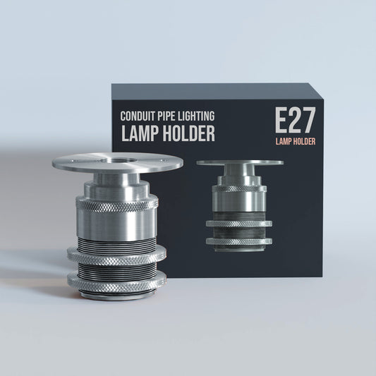 E27 ES-lamphouder met schroefdraad en 20 mm buisfitting - 5585