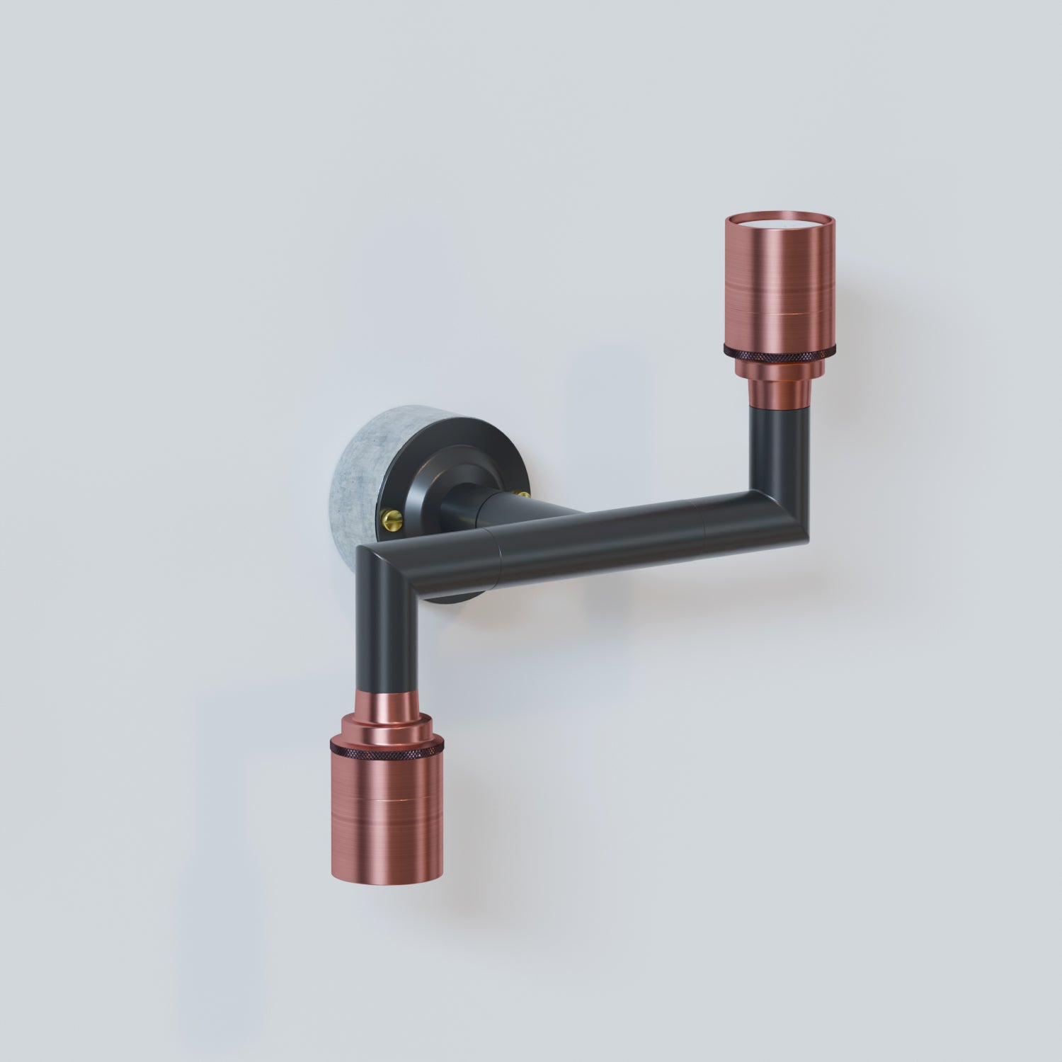 Conduit Pipe 2way Light Wall Lamp kit