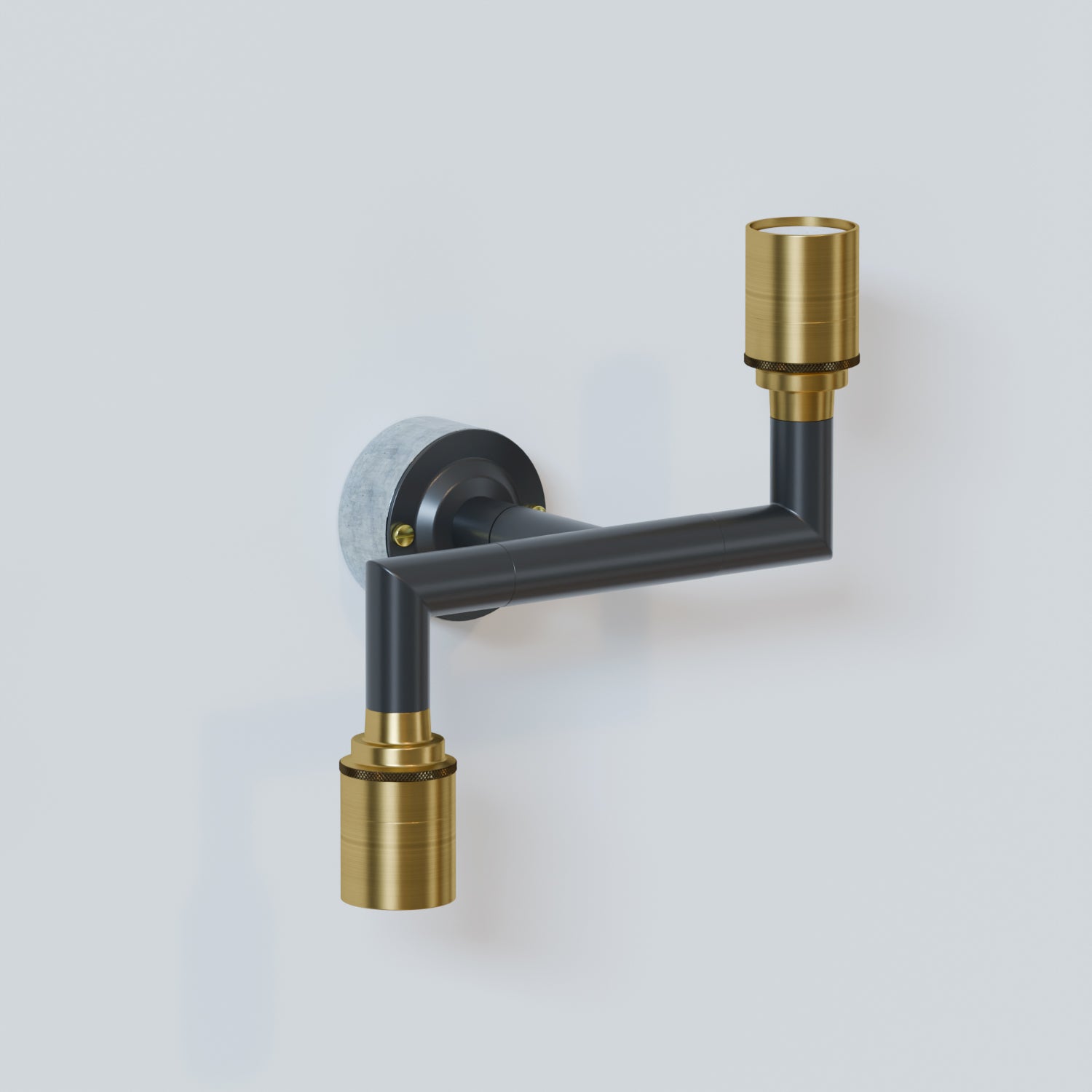 Conduit Pipe 2way Light Wall Lamp kit