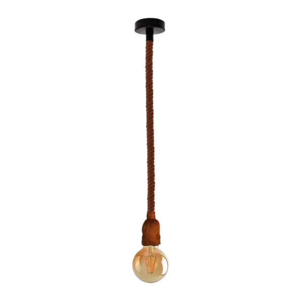 Plafond hanglamp henneptouw lamp ~5771 – 1 pak