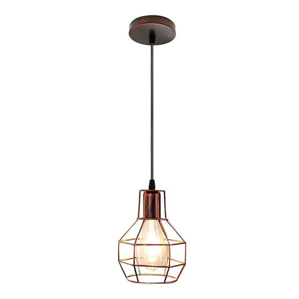 Vintage Nest Wire Cage Plafond Clusterlamp Fitting ~5814 – Ja