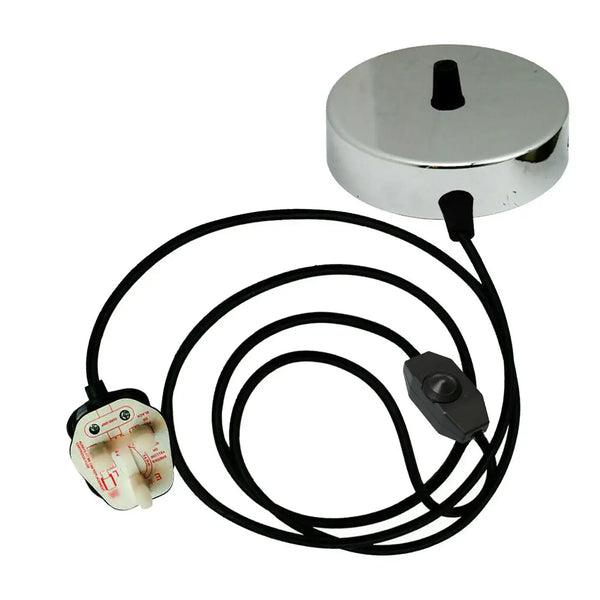 Plug-in hanglampset | Dimmer, UK-stekker, flexibele draad ~5913