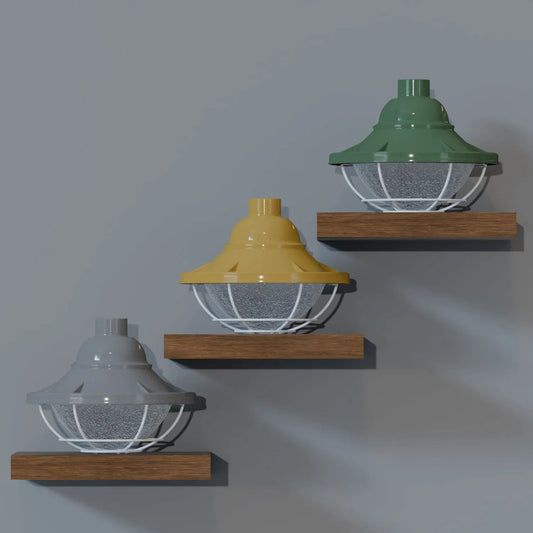 Industriële metalen draadkooipijp hanglamp ~ 5558