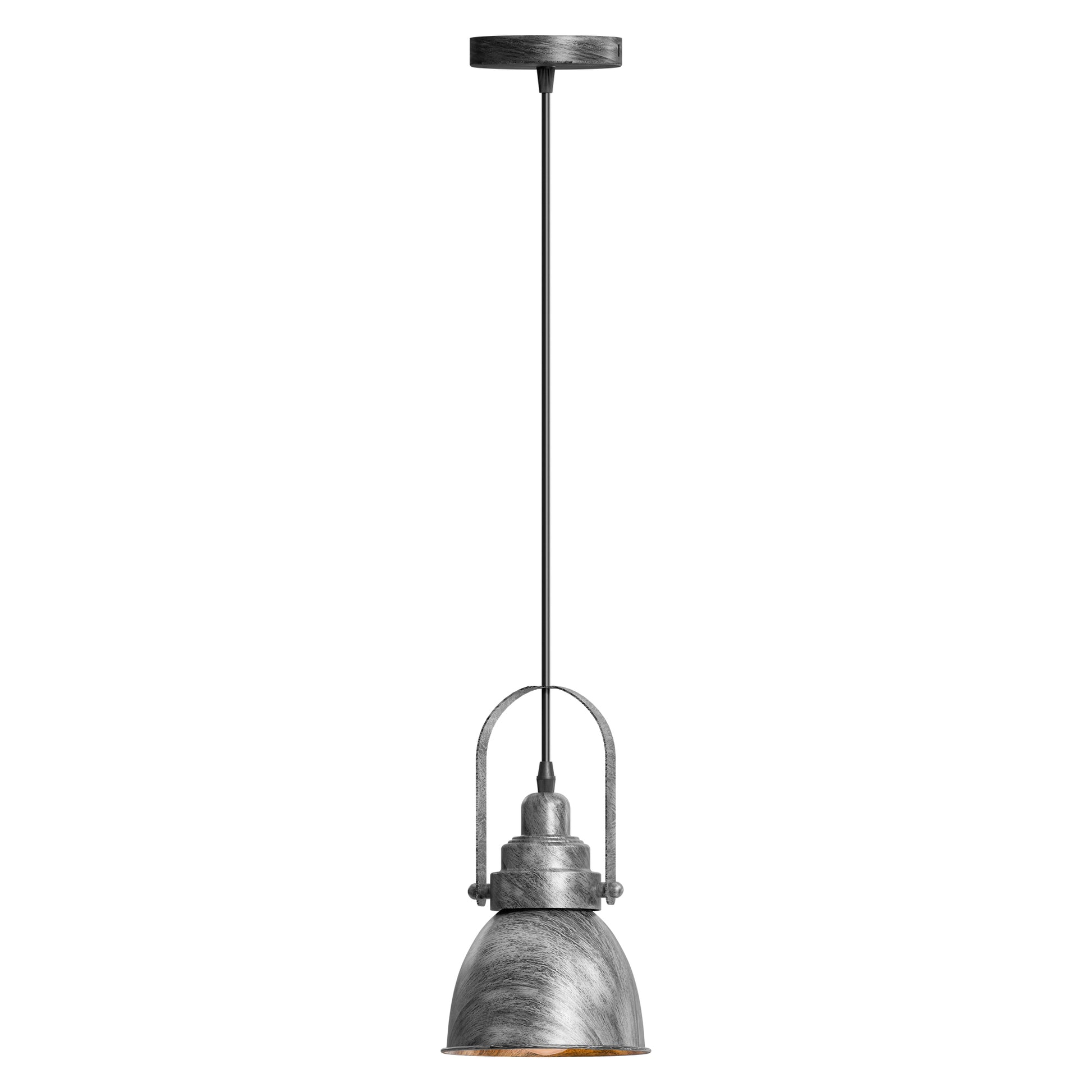 brushed silver pendant lighting 