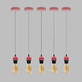 5-pack vintage E27 hanglamphouder plafondlamp~4245