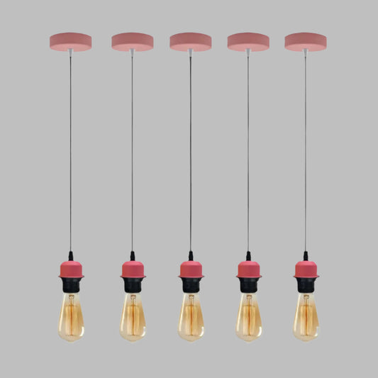 5-pack vintage E27 hanglamphouder plafondlamp~4245