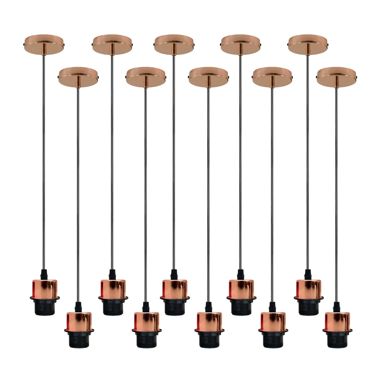 Ceiling light fitting Lamp Holder Rose Gold 10 PCS