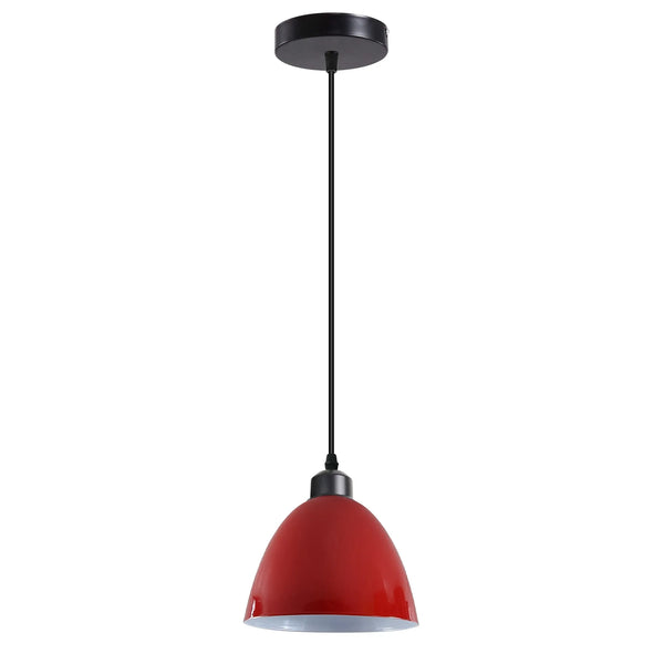 E27 Metal Hanging Lamp 1m Height Adjustable ~6169 – No