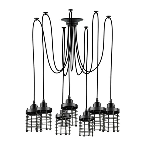 Retro Modern Spider Pendant | Industrial | Vintage | Adjustable ~6326