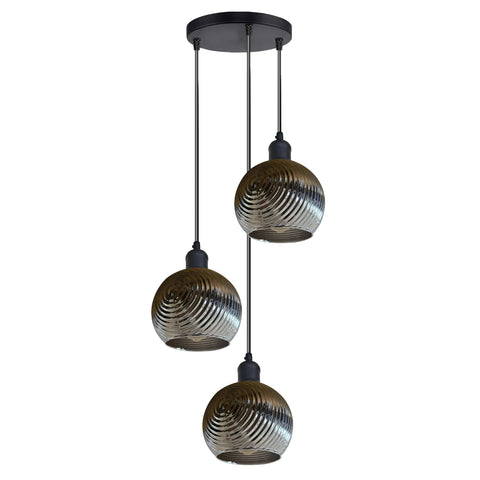 Crystal 3-Way Hanging Pendant Light | Multi-Light Ceiling Fixture ~6421