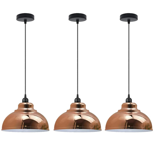 3 Set Single Pendant Ceiling Light ~6691 – Rosegold