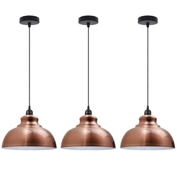 3 Set Single Pendant Ceiling Light ~6691 – Copper