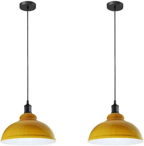 2 Set Pendant Light Metal ~6527