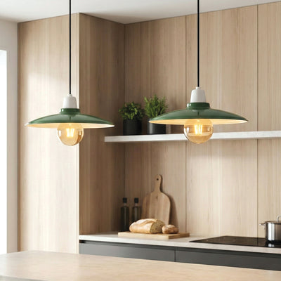 25.5cm Flat Lampshade Metal For Hanging Lights  ~6569