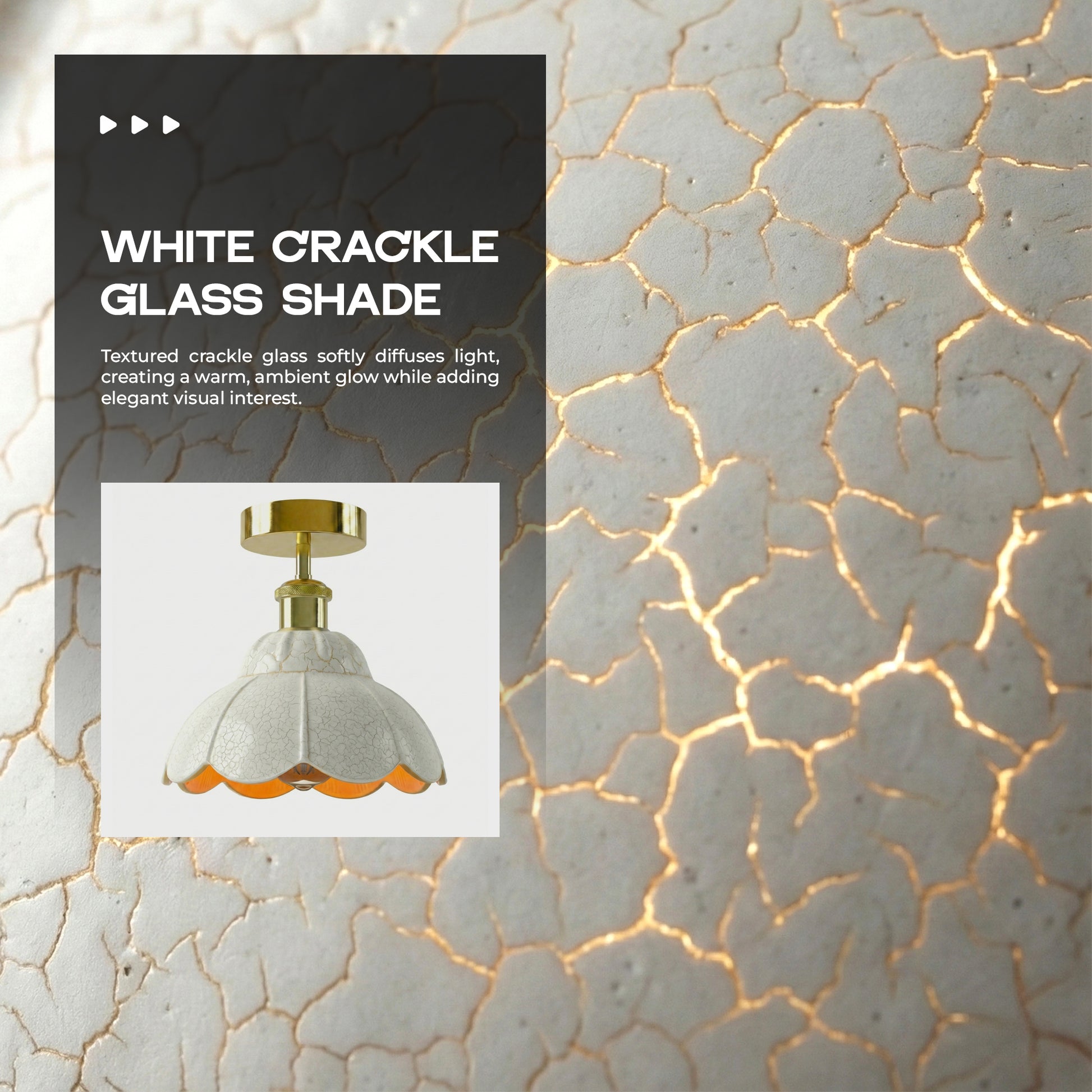 white crackle marbel shade 