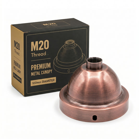 M20 Female Thread Ceiling Rose 100mm Conduit Pendant Kit~6817
