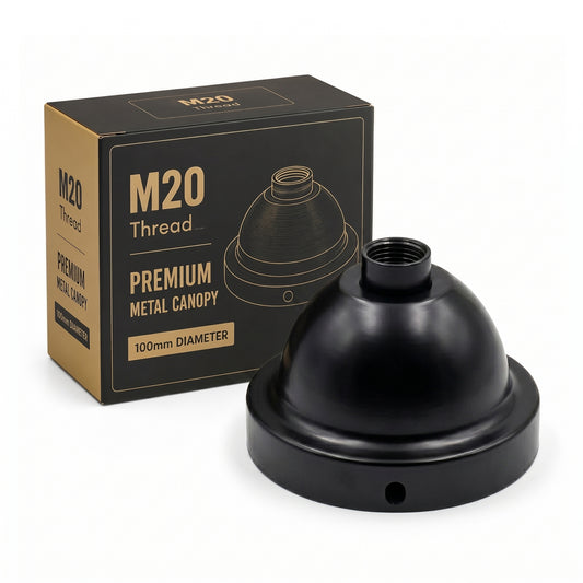 M20 Female Thread Ceiling Rose 100mm Conduit Pendant Kit~6817