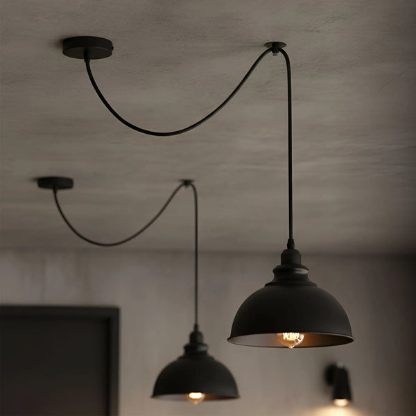 Ø 21cm | E27 SVANGA Suspension Light Fixture Slag-Arm ~6869