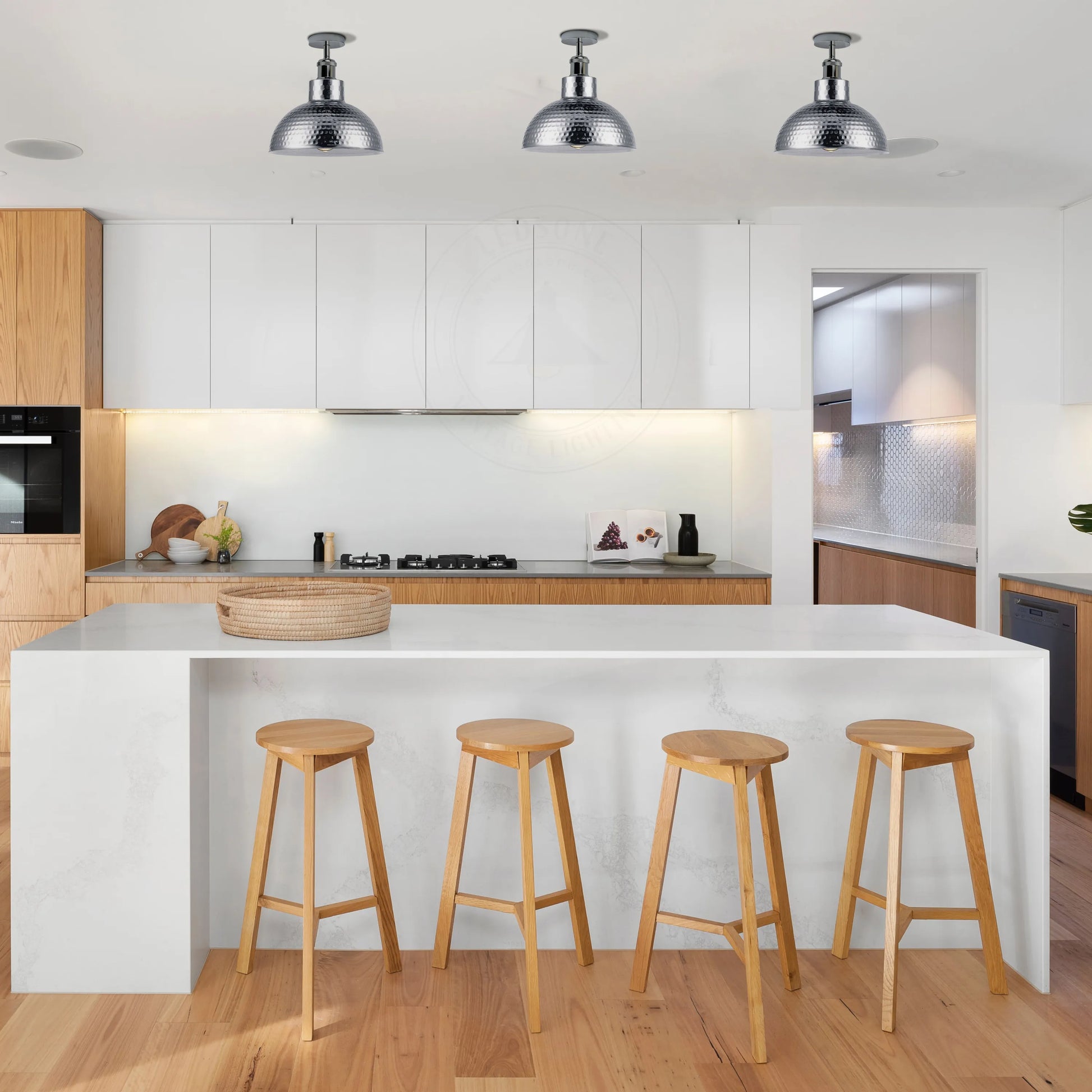 Chrome Ceiling Light