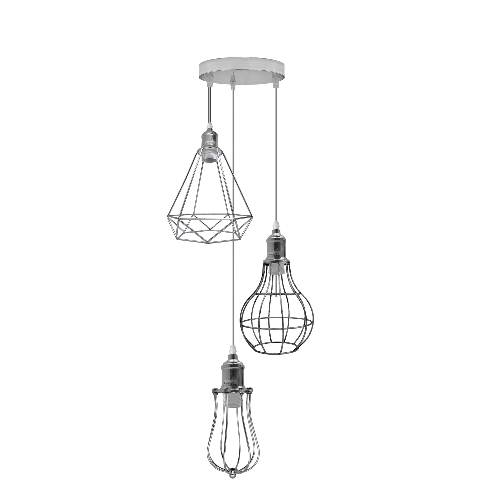 vintage-style ceiling pendant light with out bulb