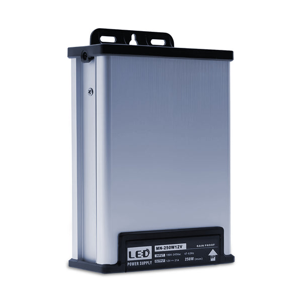 IP45 regenbestendige 12V LED-drivertransformatorvoeding ~1407 – 250W