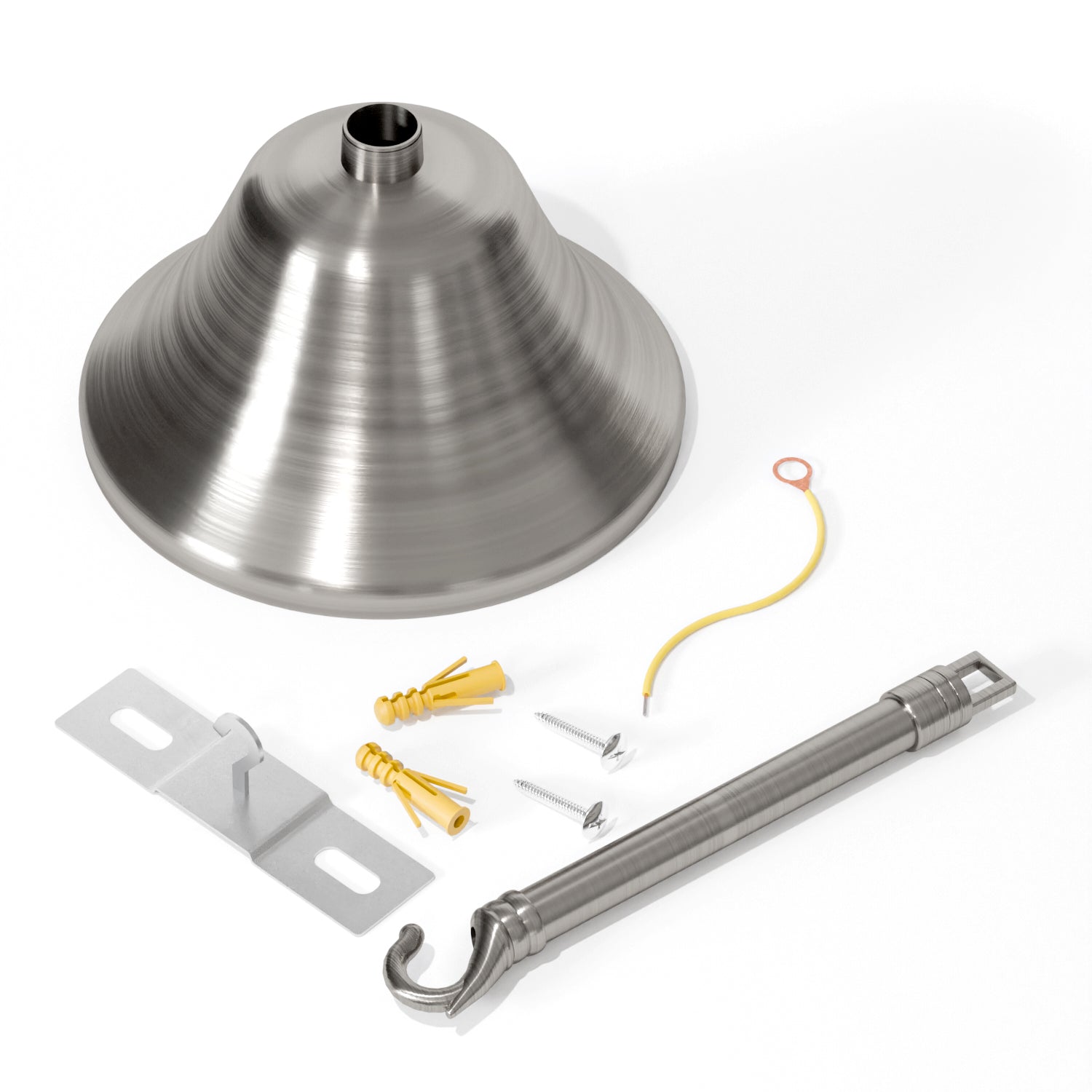 Ceiling rose pendant set with E27 lamp holder for vintage lighting