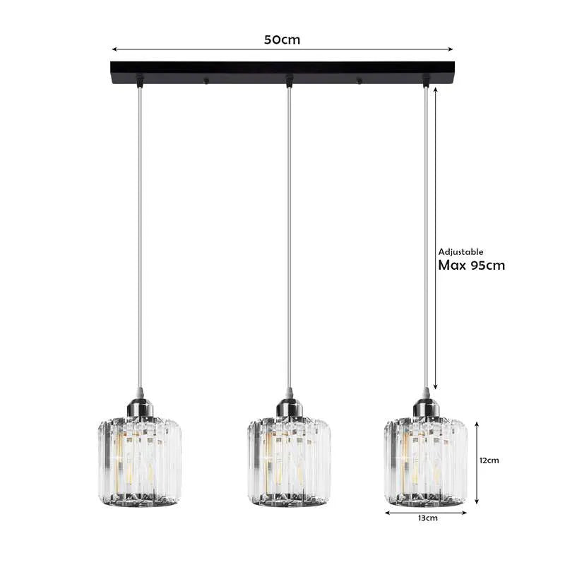 crystal light shades ceiling