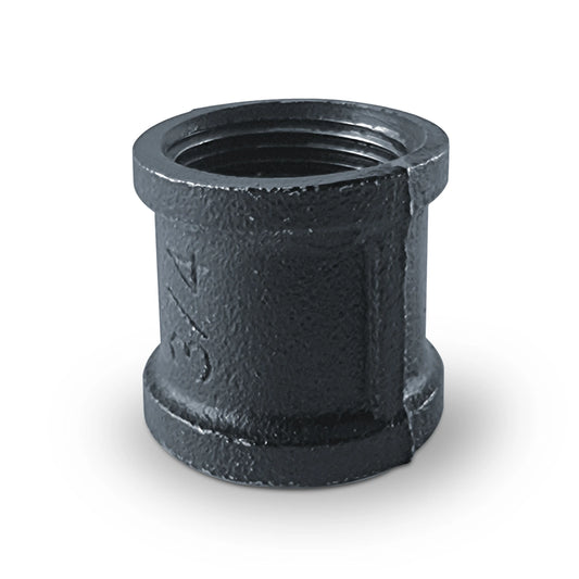 3/4 BSP SMEEDELIJKE IJZEREN PIJP ZWART Geverfd STEAM PUNK Gietijzeren pijpfitting~3641