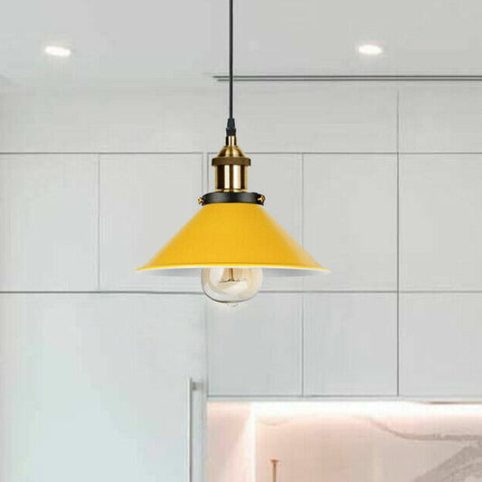 Vintage E27 plafond hanglamp lampenkap industriële hanglamp lamphouder ~ 2062