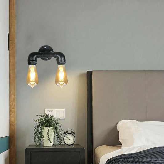 Vintage industriële wandlamp Loft diverse kleuren waterpijp wandlamp veranda lamp steampunk~2133