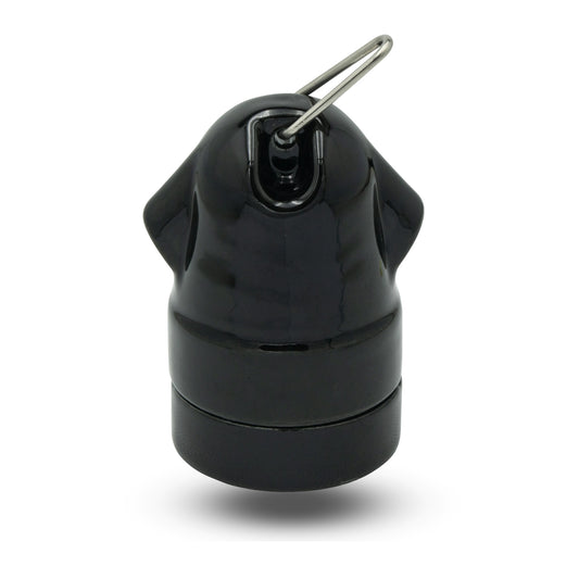 Black E27 edison screw lamp Bulb holder