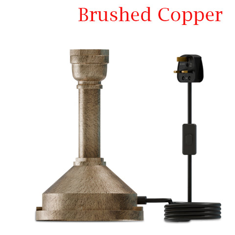 Waterpijpvoet Tafellamp AAN/UIT-schakelaar Bureaudecoratie Plug-in verlichting ~ 5509